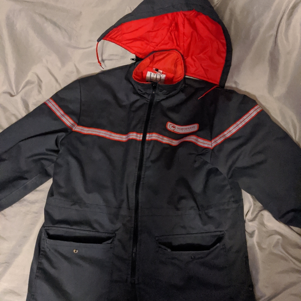 Northwest Airlines Vintage Jacket Sz Large L 3M Th